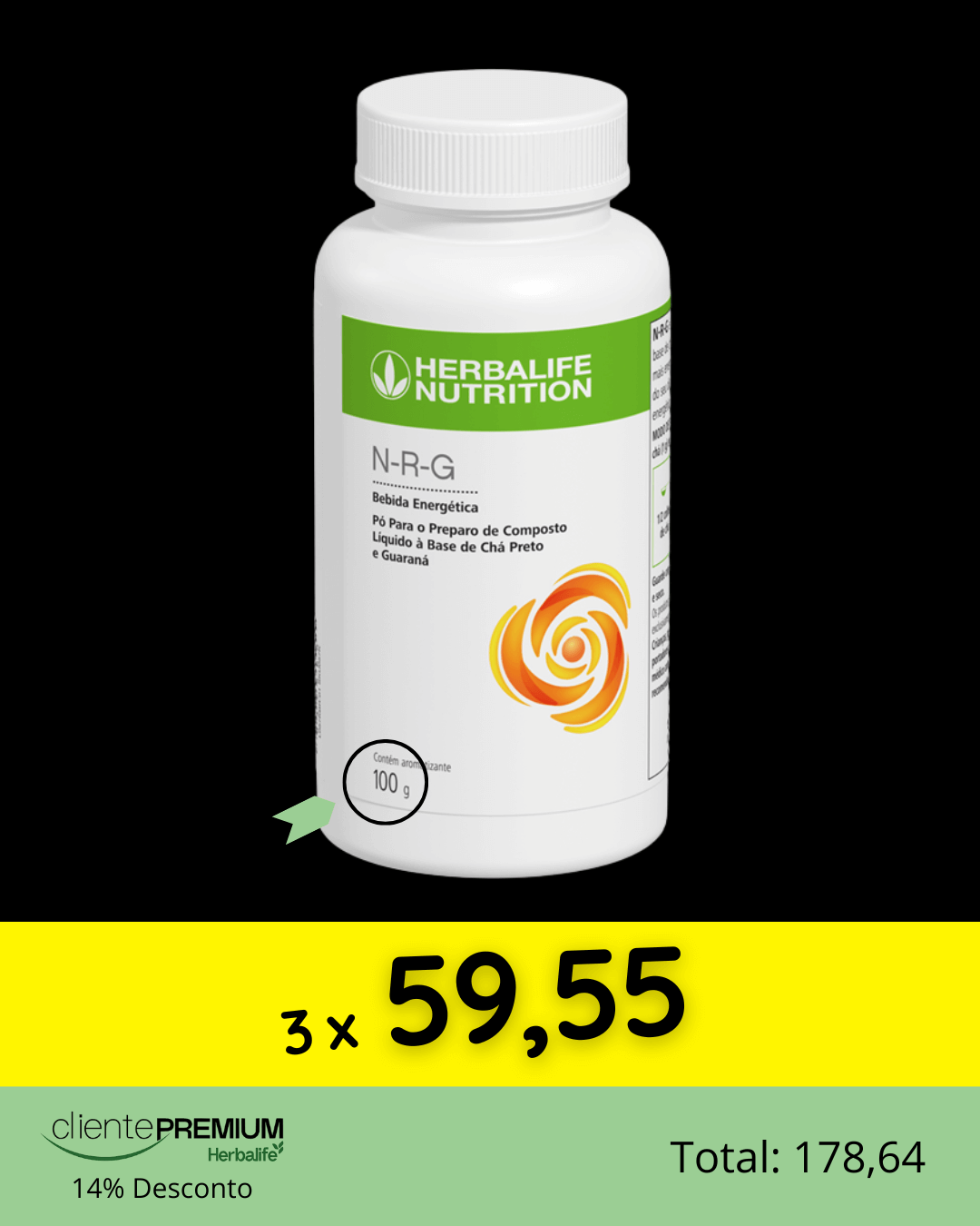 Nrg pó 100g